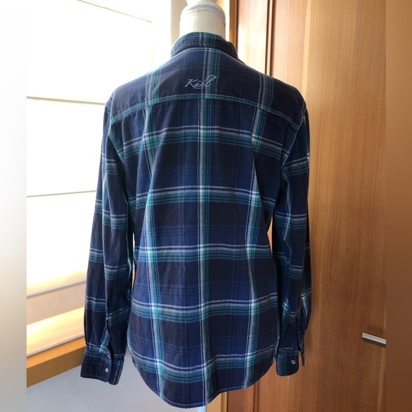 KUHL Long Sleeve Button Front Flannel Shirt Size Medium. - Picture 3 of 4